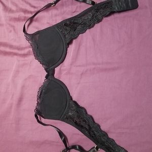 Black Lace Pepper Bra